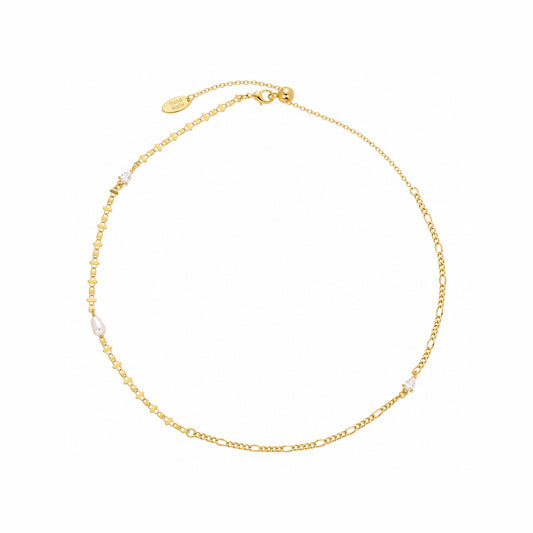 Dainty Pearl Adjustable Necklace