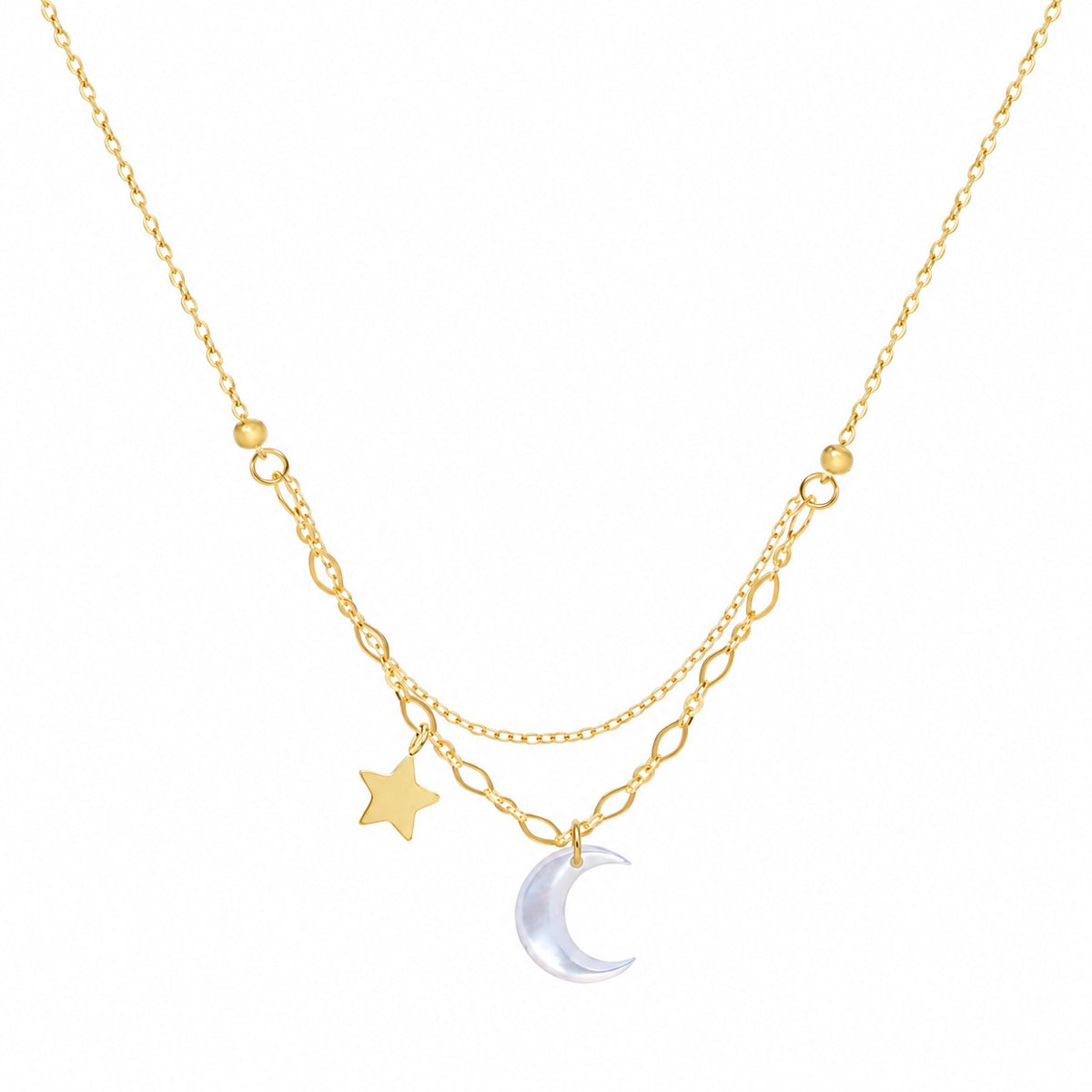 Moonlight White Shell Necklace