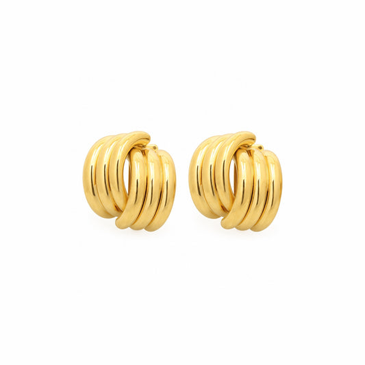 Modern City Line Earring