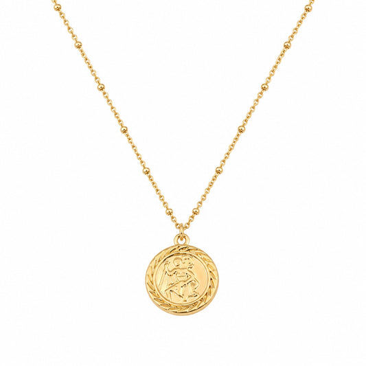 Roma Coin Relievo Necklace