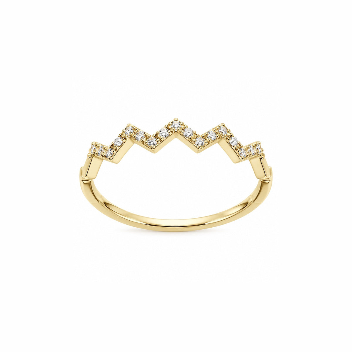Shine Wave Gold Vermeil Ring