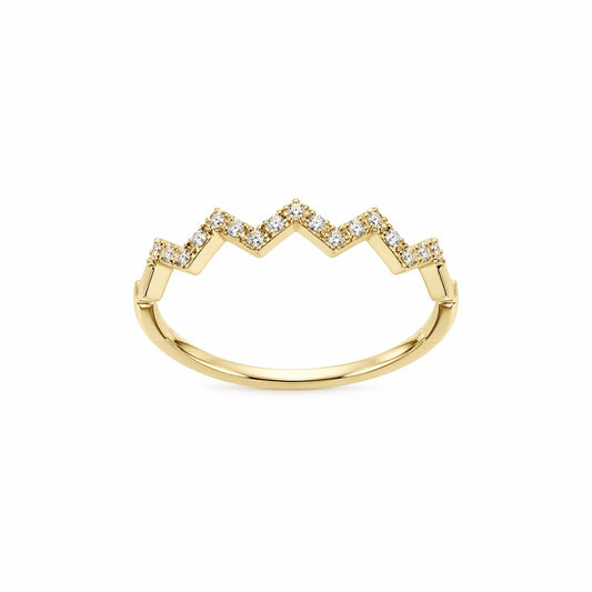 Shine Wave Gold Vermeil Ring