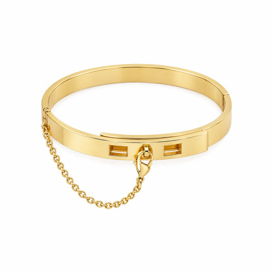 Cuff & Chains Bracelet - Gold