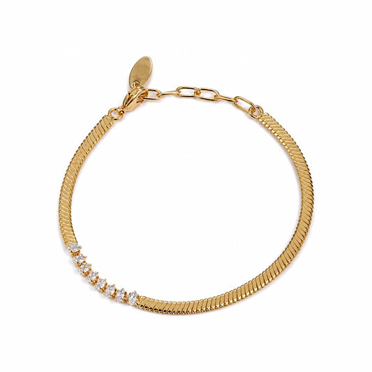 Simple Splicing Chain Bracelet