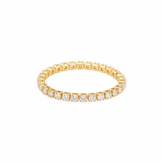 Zircon Thin Chain Ring