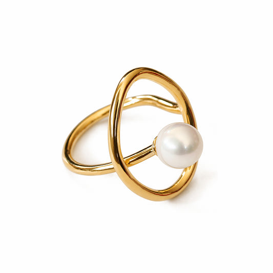 Moon Water Pearl Ring