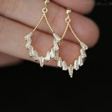 Princess Gold Vermeil Earring