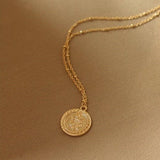 Roma Coin Relievo Necklace