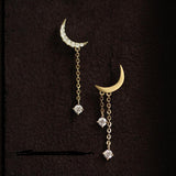 Moon Drop Gold Vermeil Earring