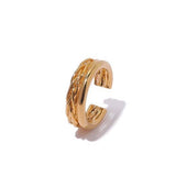 Twisted Chain Open Ring