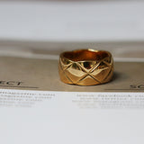 Classic Crossed Cigar Ring