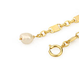 Pearl Drop Chain Bracelet