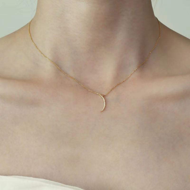 La Luna Gold Vermeil Necklace