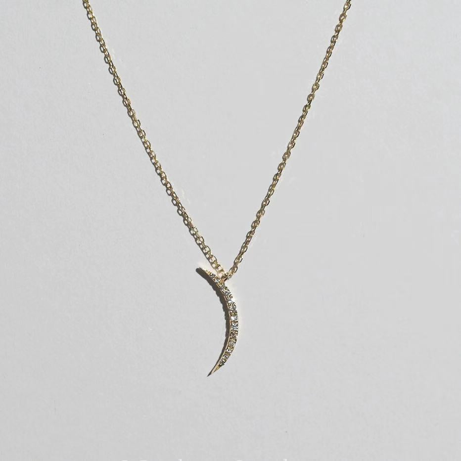 La Luna Gold Vermeil Necklace