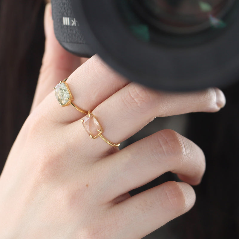 Cube Candy Gold Vermeil Ring