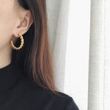 Twist Hoop Earring