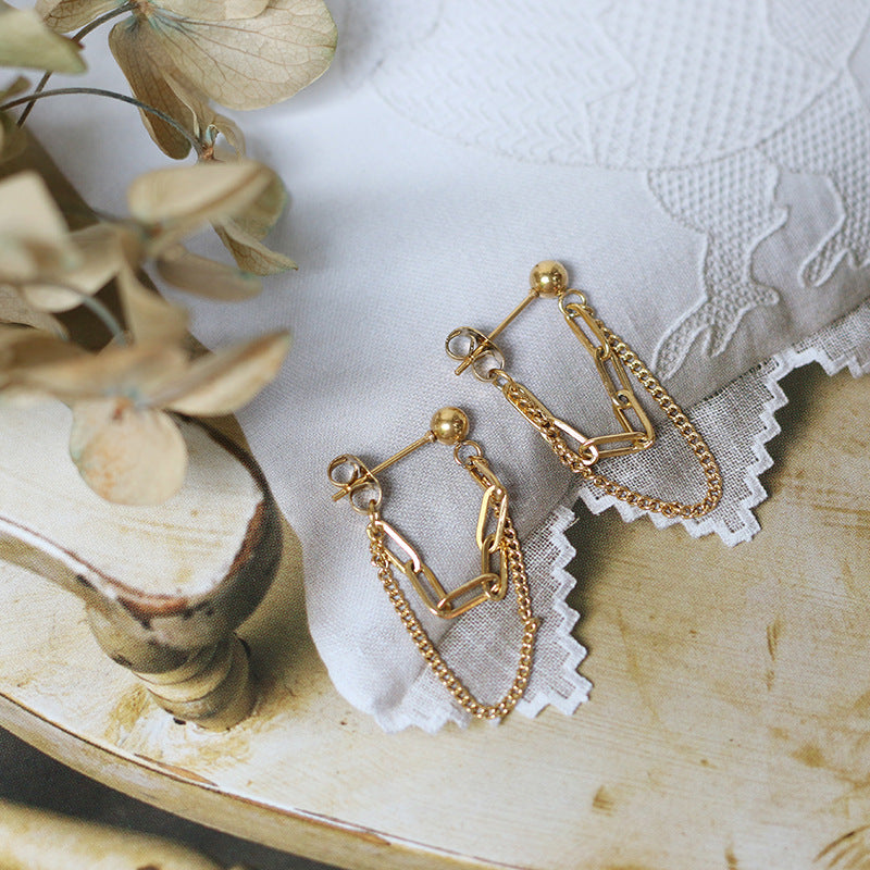 Double Chain Earring