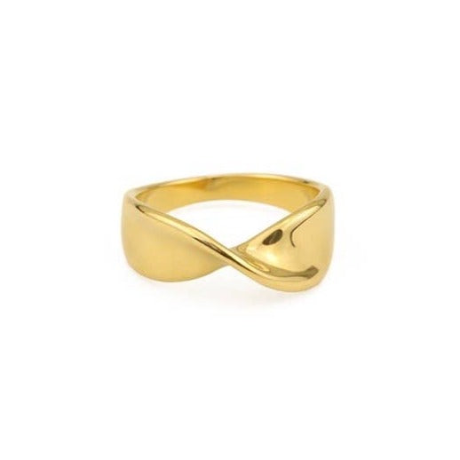 Chic Twisted Tube Ring