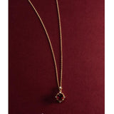 Garnet Gold Vermeil Necklace