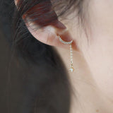 Moon Drop Gold Vermeil Earring