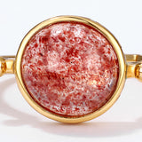 Strawberry Quartz Gold Vermeil Ring