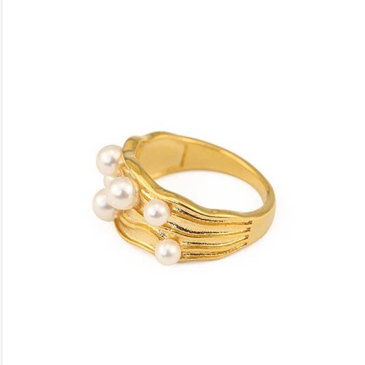 Audrey Pearl Ring