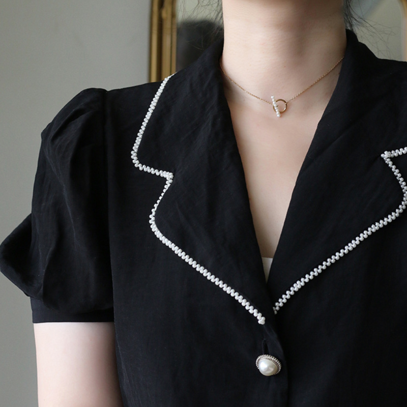 Pearl Toggle Choker