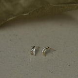 Minimalist Gold Vermeil Stud Earring