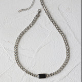 BLACK DIAMOND CHAIN NECKLACE