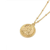 Roma Coin Relievo Necklace