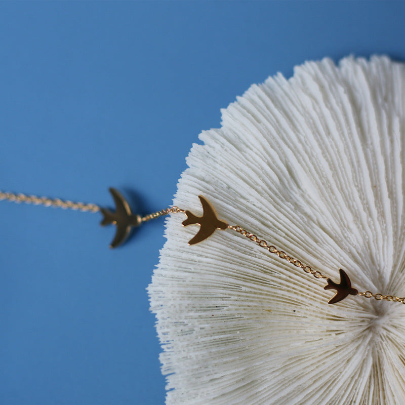 Minimalist Swallow Necklace