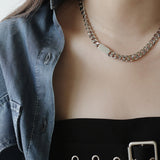 BLACK DIAMOND CHAIN NECKLACE