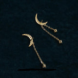 Moon Drop Gold Vermeil Earring