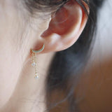 Moon Drop Gold Vermeil Earring