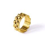 Mechanical Gold Band Ring