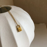 STAR LOCK 18K GOLD NECKLACE