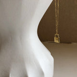 STAR LOCK 18K GOLD NECKLACE