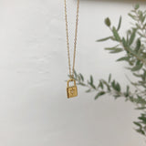 STAR LOCK 18K GOLD NECKLACE