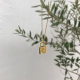 STAR LOCK 18K GOLD NECKLACE