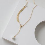 Laurel Goddess Pearl Chocker Necklace