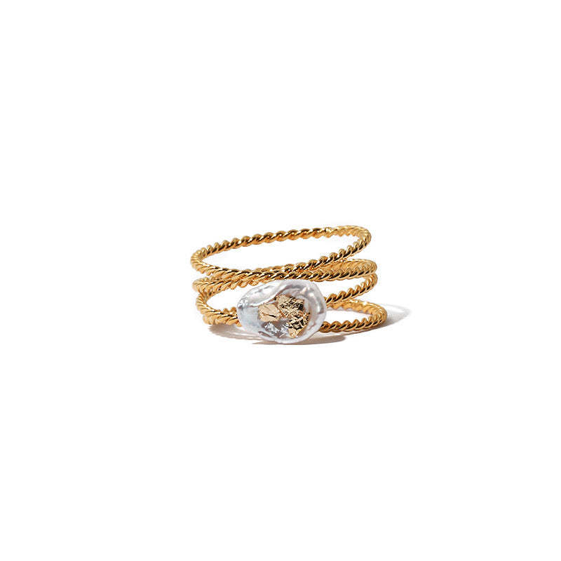 Twine Pearl Ring