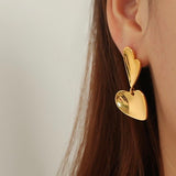 Double Hearts Earring