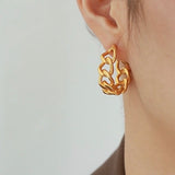 Twist Chain Earring