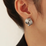 Modern City Line Earring