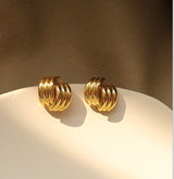 Modern City Line Earring