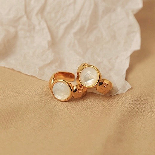 Handcraft Seashell Open Ring