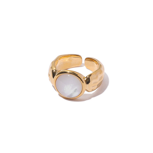 Handcraft Seashell Open Ring