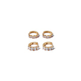 Zircon Hoop Earring