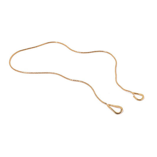 Twins Double Ring Necklace