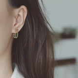 EVE MINIMALIST BEAD 18K GOLD EARRING